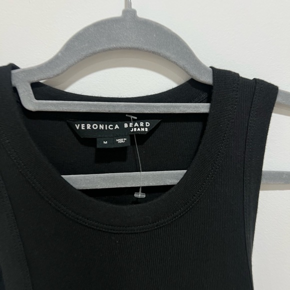 Veronica beard austyn belted dress pima cotton (belt not included) excellent - Picture 5 of 9